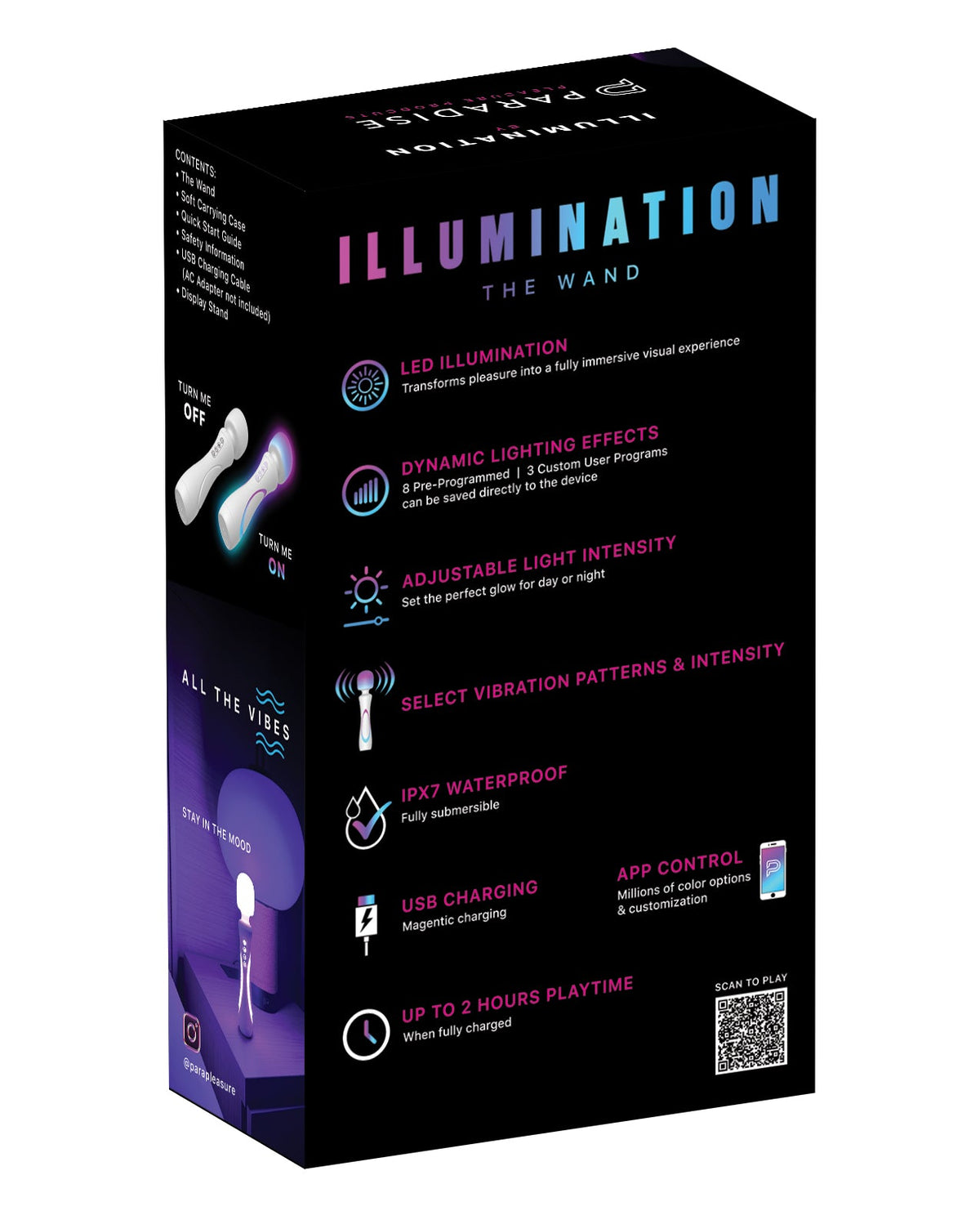 Illumination by Paradise - The Wand RGB Vibrator