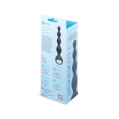 b-Vibe 6.5" Vibing Beads - Vibrating Anal Beads