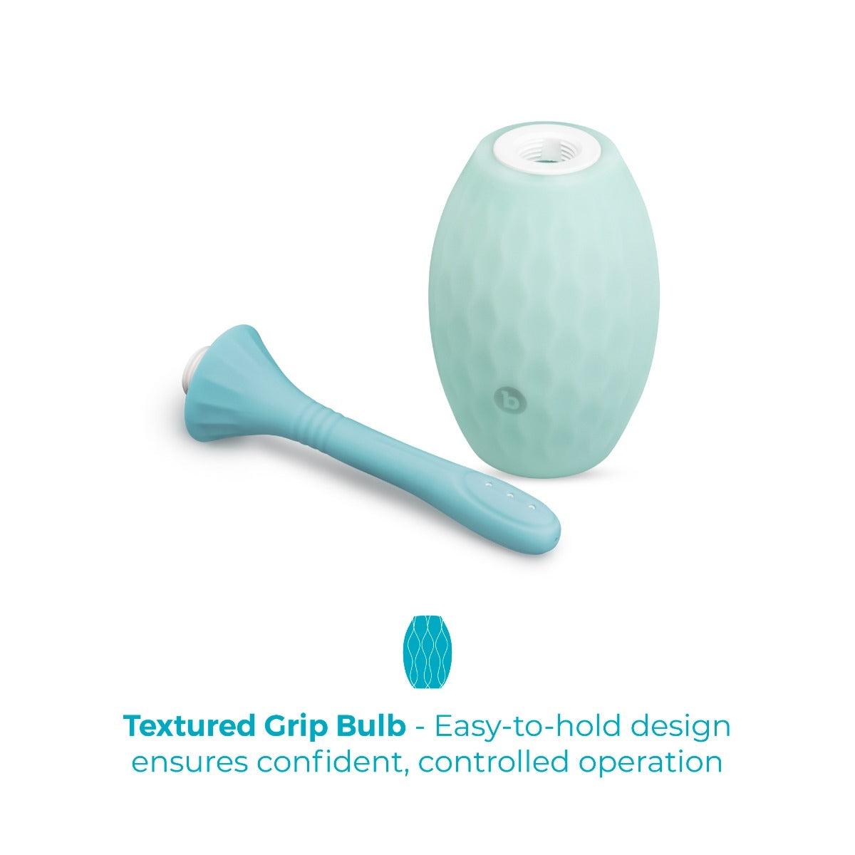 b-Vibe Silicone Flexflow Douche - Dual-Opening Anal Cleaner