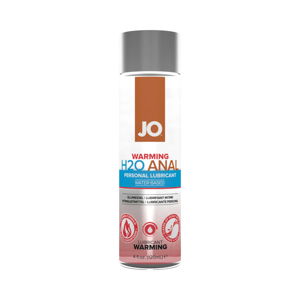  - JO Lubricants - JO H2O Anal - Warming - Lubricant 4 floz / 120 mL - PlayLoveToys