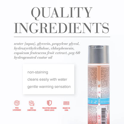 JO Lubricants - JO H2O Anal - Warming - Lubricant 