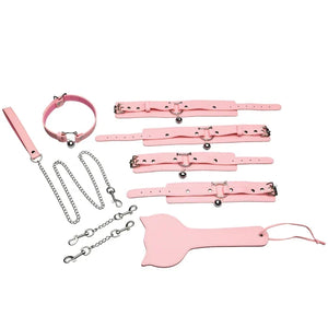Kitty Bondage Set - 5-Piece Vegan Leather BDSM Kit