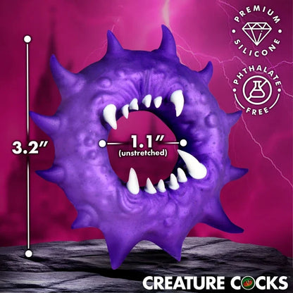 Creature Cocks Constrictor - Vampire Spike Silicone Cock Ring