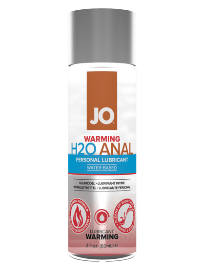  - JO Lubricants - JO H2O Anal - Warming - Lubricant 2 floz / 60 mL - PlayLoveToys