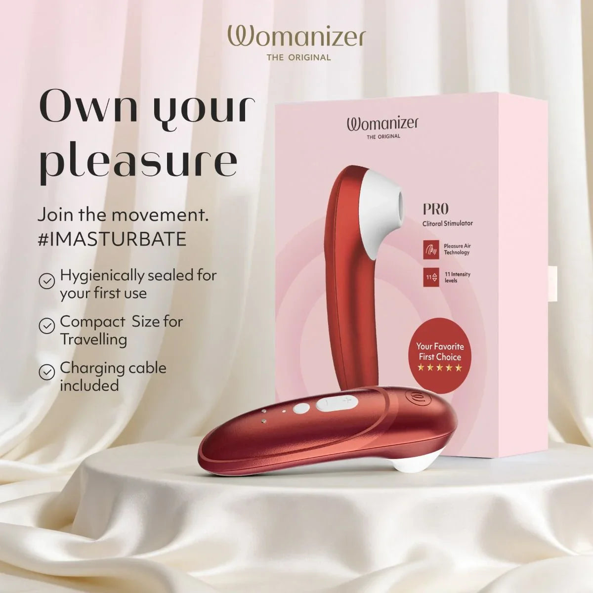 Womanizer Pro - Pleasure Air Clitoral Stimulator