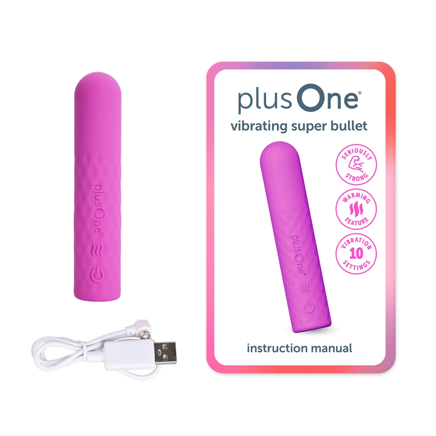 plusOne Super Bullet Vibrator — The Classic, Upgraded