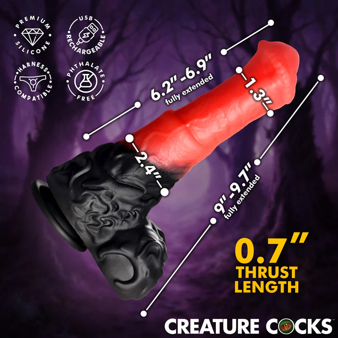 Creature Cocks Centaur - Thrusting Vibrating Dildo
