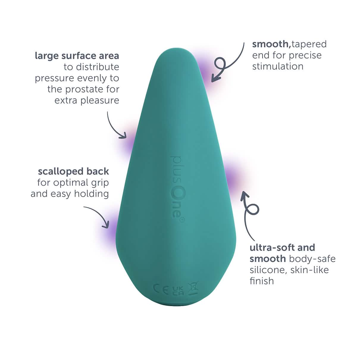 plusOne External Vibrating Prostate Massager