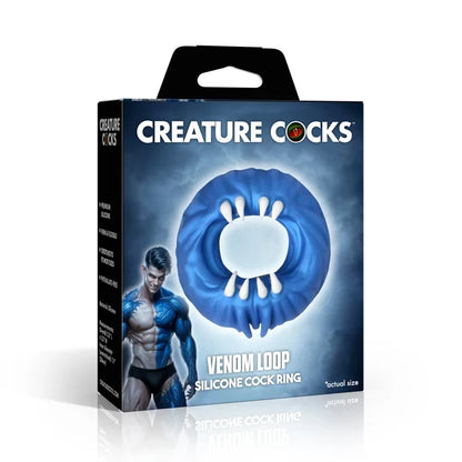 Creature Cocks Venom Loop - Twin Fang Silicone Cock Ring