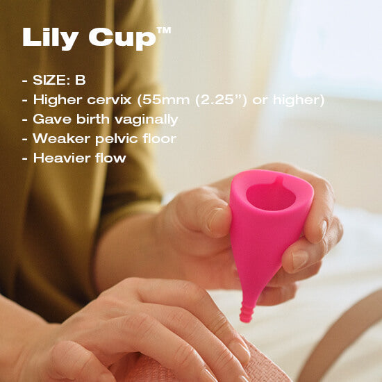 INTIMINA Lily Cup - Revolutionary Menstrual Cup Experience Size A & B