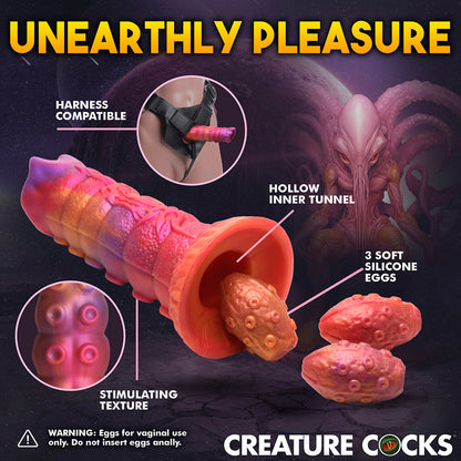 Creature Cocks Nymphoid - Ovipositor Silicone Dildo with Eggs