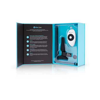 b-Vibe NOVICE PLUG Plug anal vibrant - Télécommande USB 