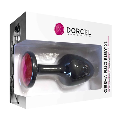 Dorcel Geisha Plug Ruby - Crystal-Adorned Luxury with Moving Ball Technology