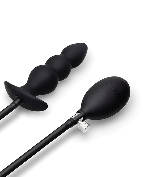 b-Vibe Beaded Inflatable Anal Plug With Hand Pump