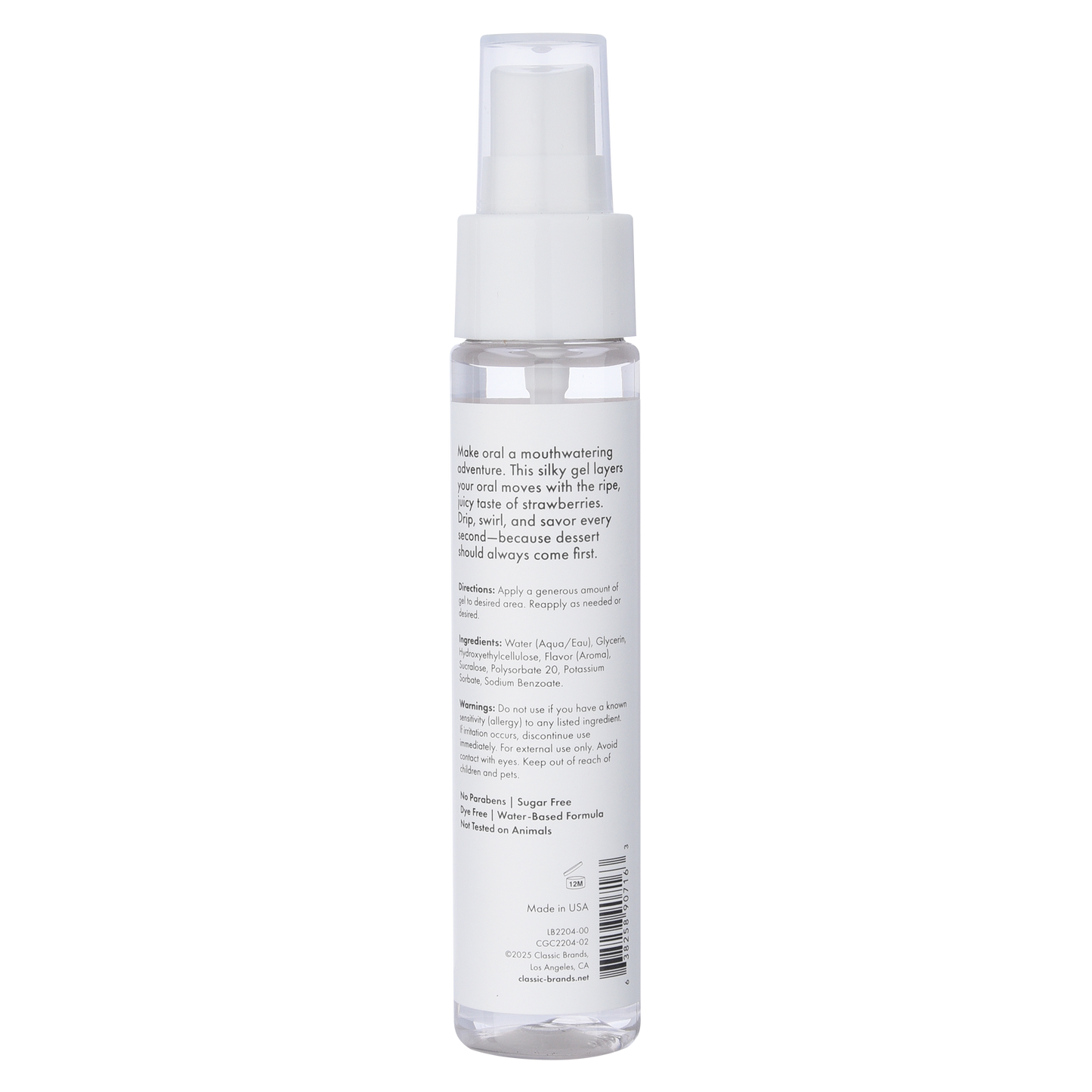 CG BLOW ME Oral Sex Gel - Flavored Kissable Gel