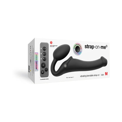 Strap-On-Me Vibrating Bendable Dildo - Harness Compatible