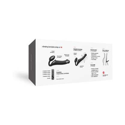 Strap-On-Me Vibrating Bendable Dildo - Harness Compatible