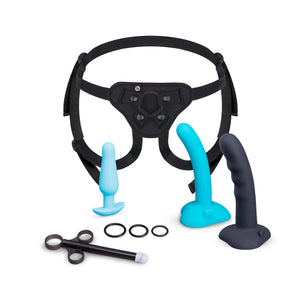 b-Vibe Strap-It-On Anal Training Kit - 8-Piece Pegging Set