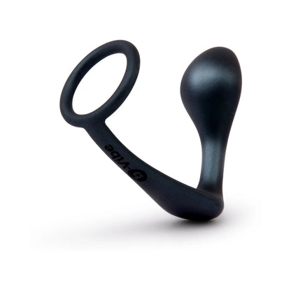 b-Vibe Ringer - 2-in-1 Cock Ring & Prostate Plug for Dual Stimulation