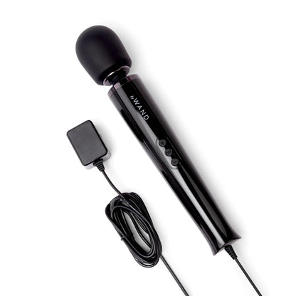 Le Wand Plug-In Vibrating Massager - Black