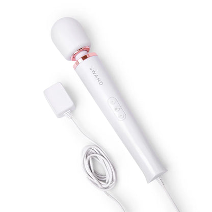 Le Wand Plug-In Vibrating Massager - White