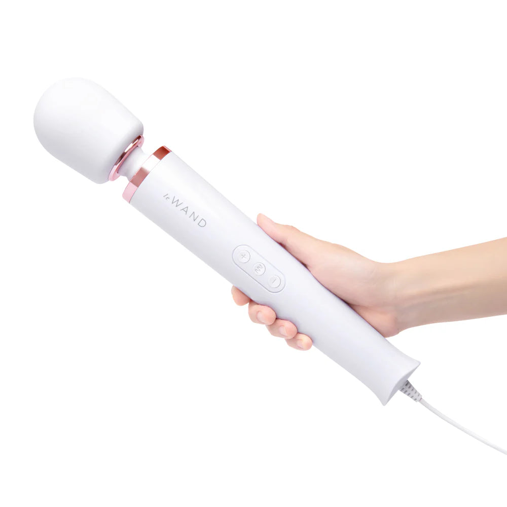 Le Wand Plug-In Vibrating Massager - White