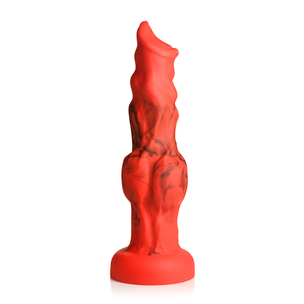 Creature Cocks Fire Hound - Knotted Fantasy Silicone Dildo L