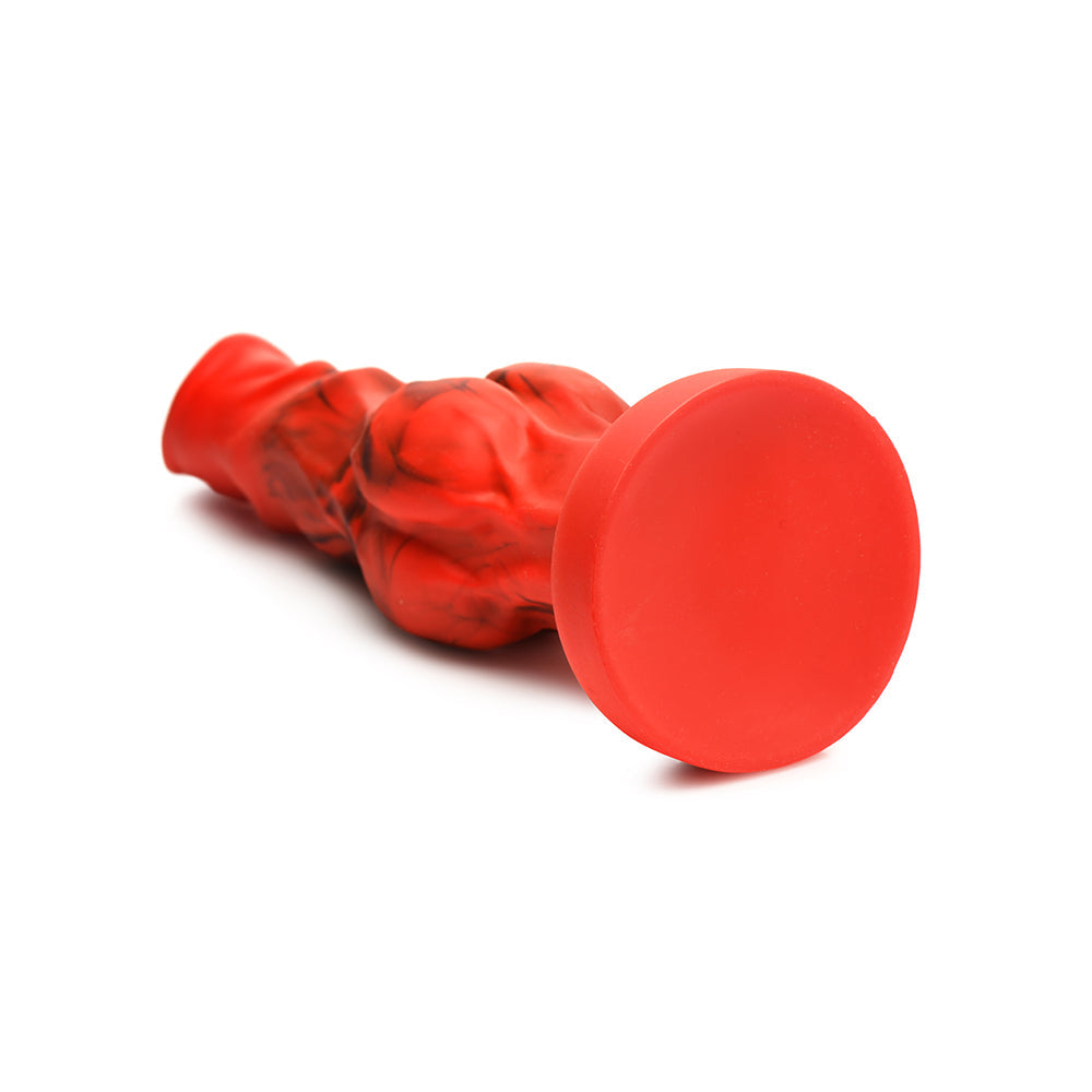 Creature Cocks Fire Hound - Knotted Fantasy Silicone Dildo L