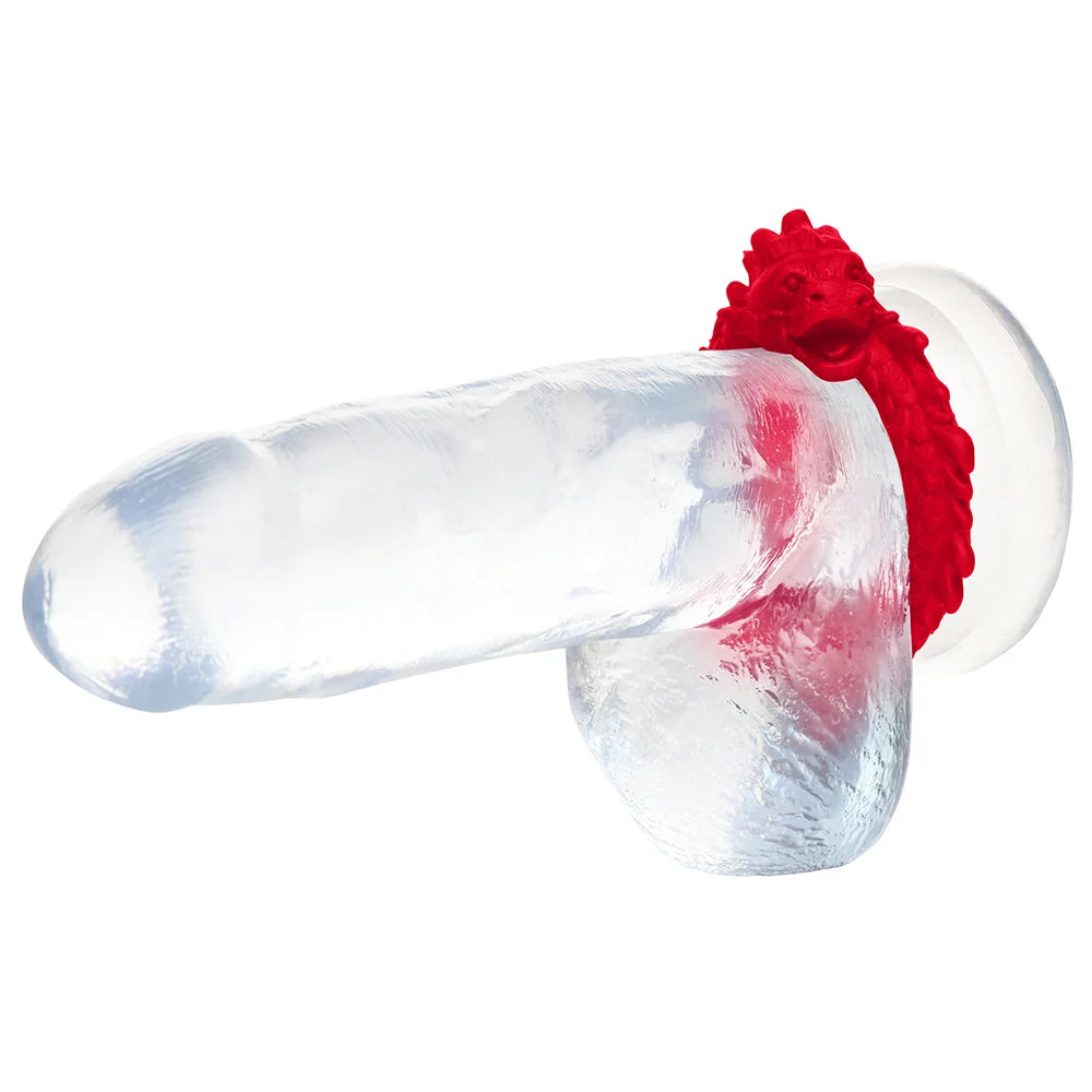 Creature Cocks Rise of the Dragon - Red Dragon Fantasy Silicone Cock Ring