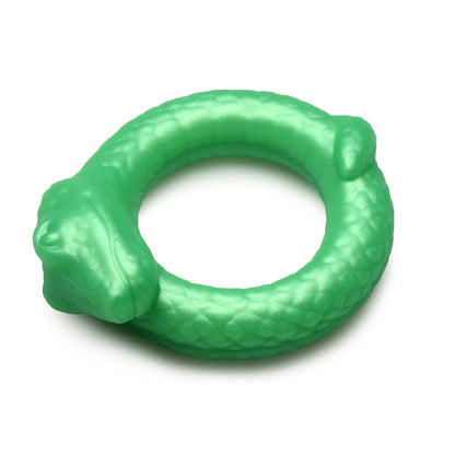 Creature Cocks Serpentine - Jade Snake Fantasy Silicone Cock Ring