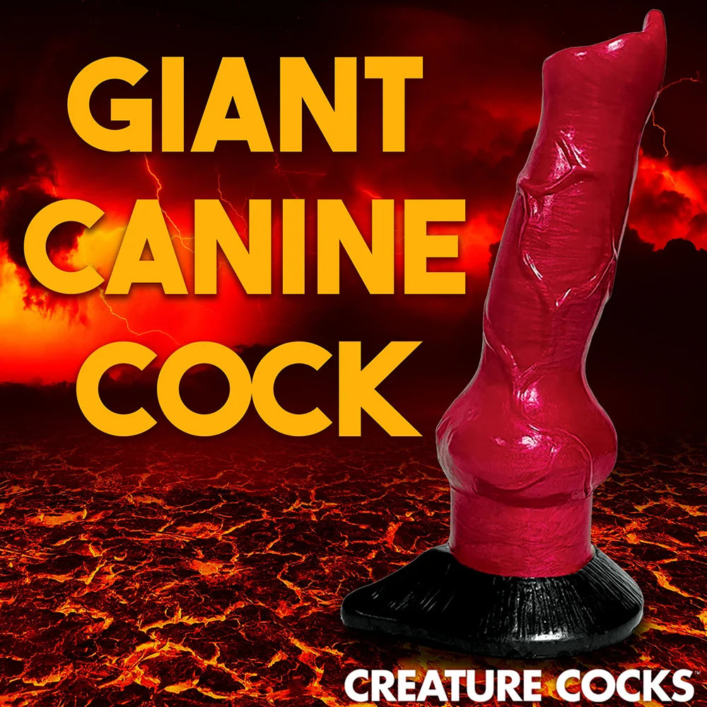Creature Cocks Hell-Hound - Canine Fantasy Silicone Dildo