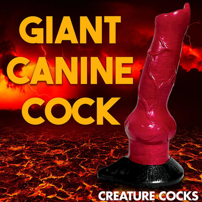 Creature Cocks Hell-Hound - Canine Fantasy Silicone Dildo