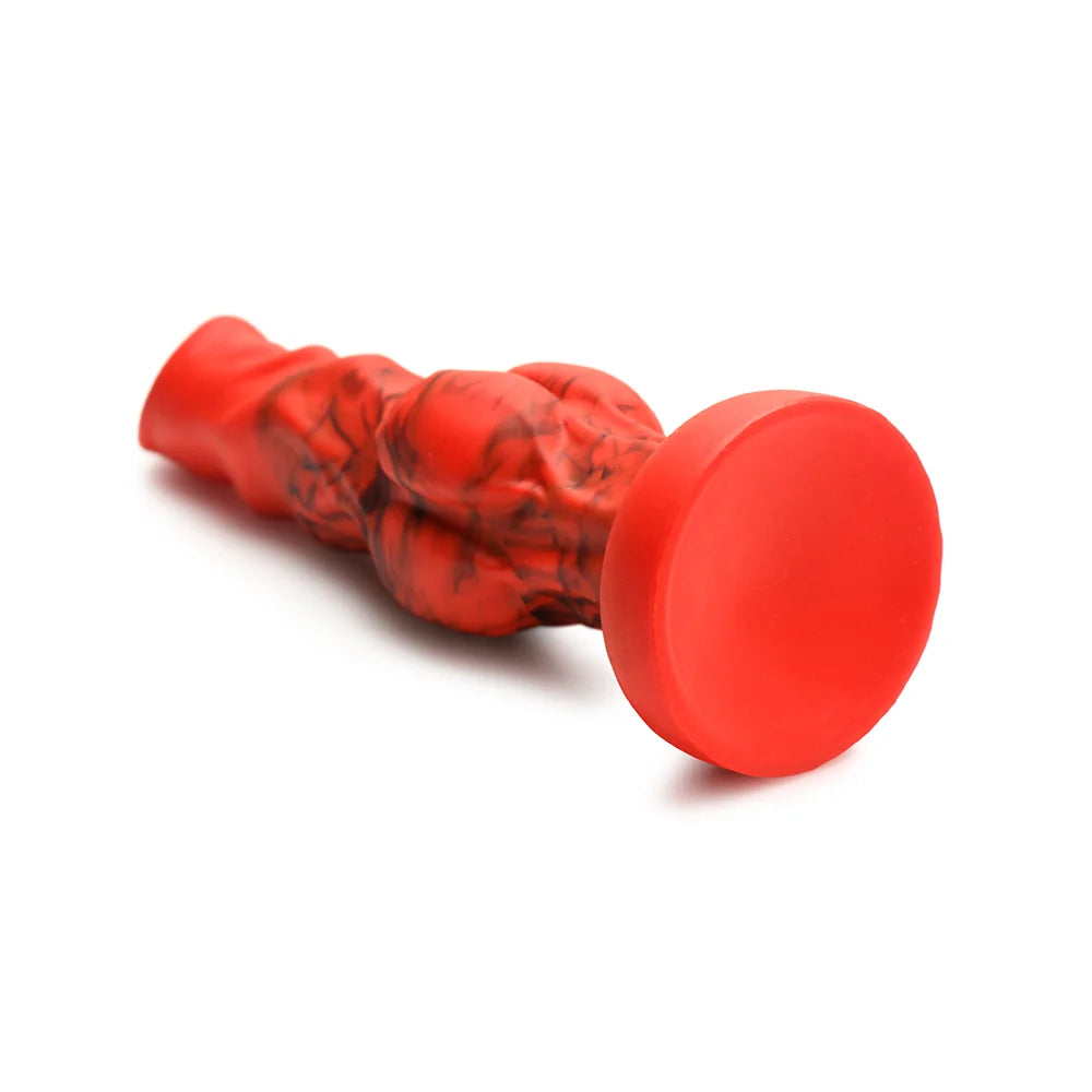 Creature Cocks Fire Hound - Knotted Fantasy Silicone Dildo S