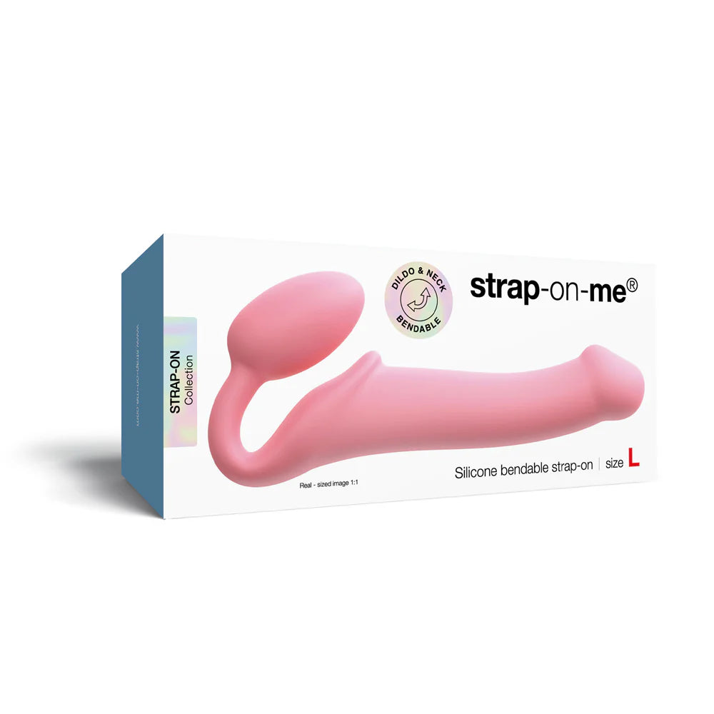 STRAP-ON-ME Semi-Réaliste Flexible - Rose/M 