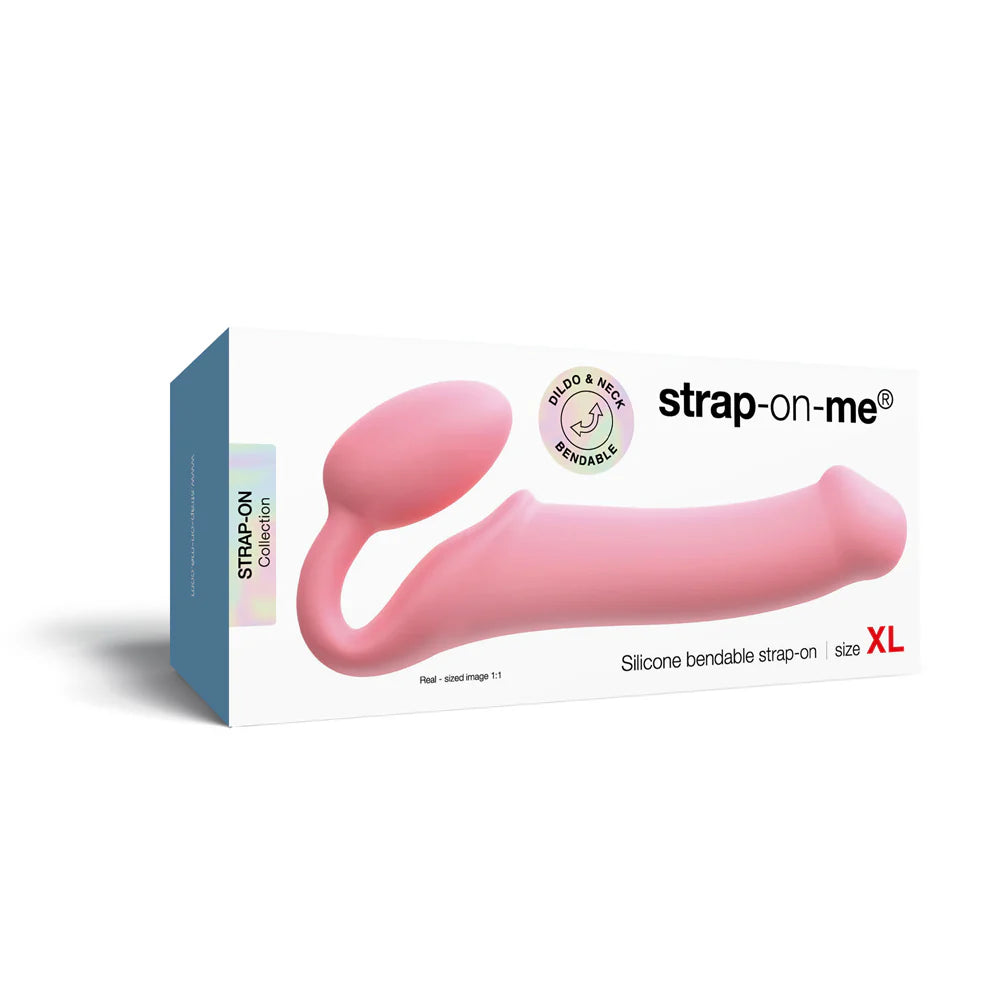 STRAP-ON-ME Semi-Réaliste Flexible - Rose/M 