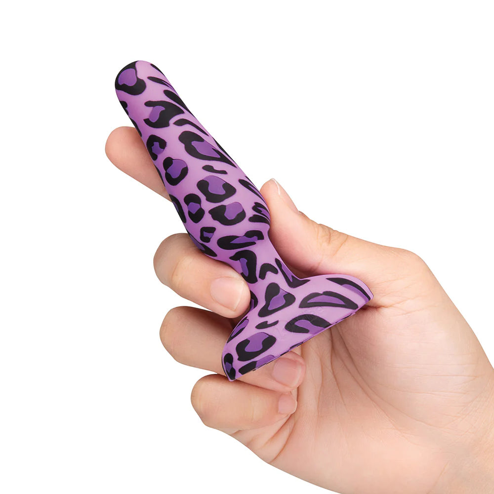 b-Vibe Novice Leopard Vibrating Plug - Beginner