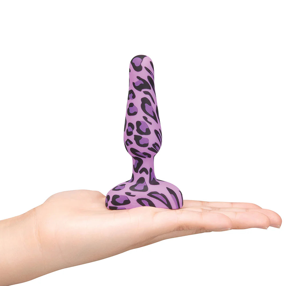 b-Vibe Novice Leopard Vibrating Plug - Beginner
