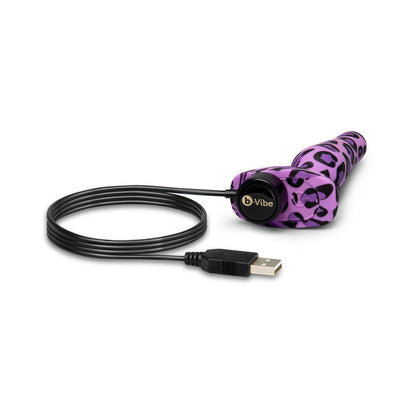 b-Vibe Novice Leopard Vibrating Plug - Beginner