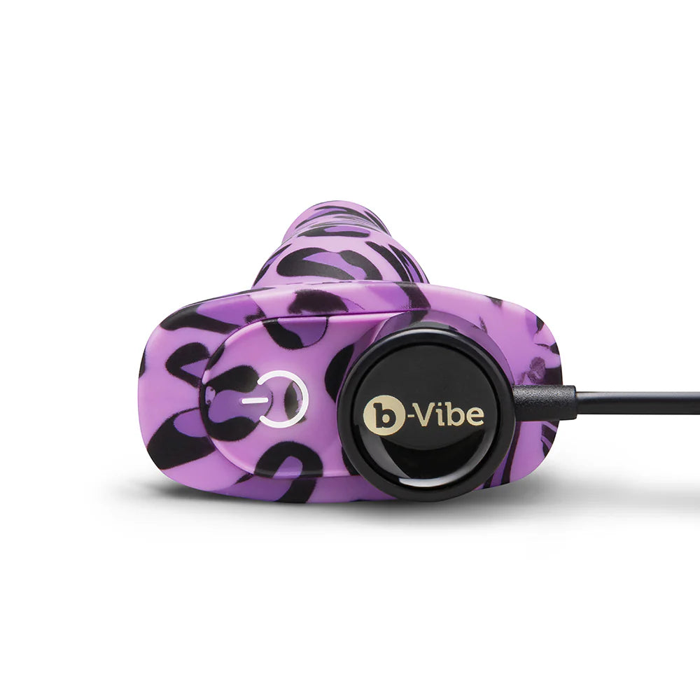 b-Vibe Novice Leopard Vibrating Plug - Beginner