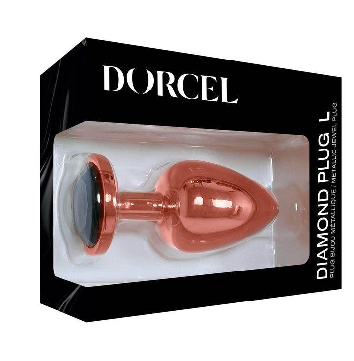  - Dorcel - Diamond Plug Rose Gold Large - PlayLoveToys