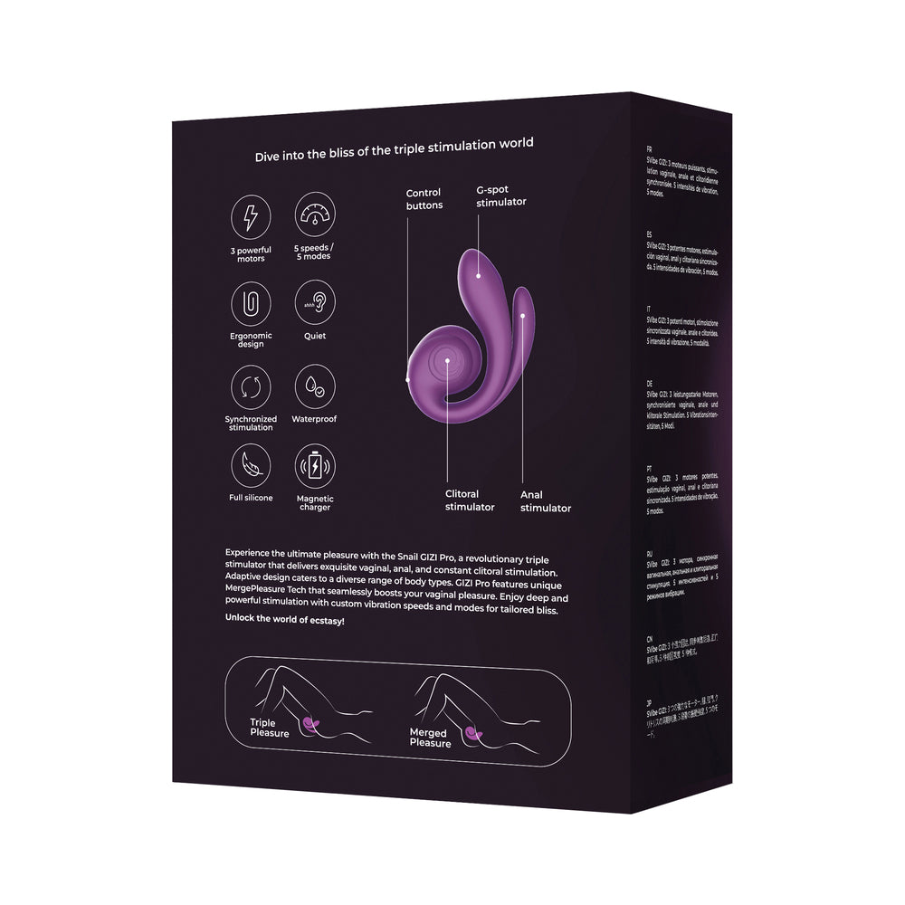 SVibe Snail GIZI PRO - Triple Stimulation Vibrator