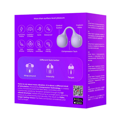 SVibe Snail TWINN — Clit Hugging Vibrator Lilac