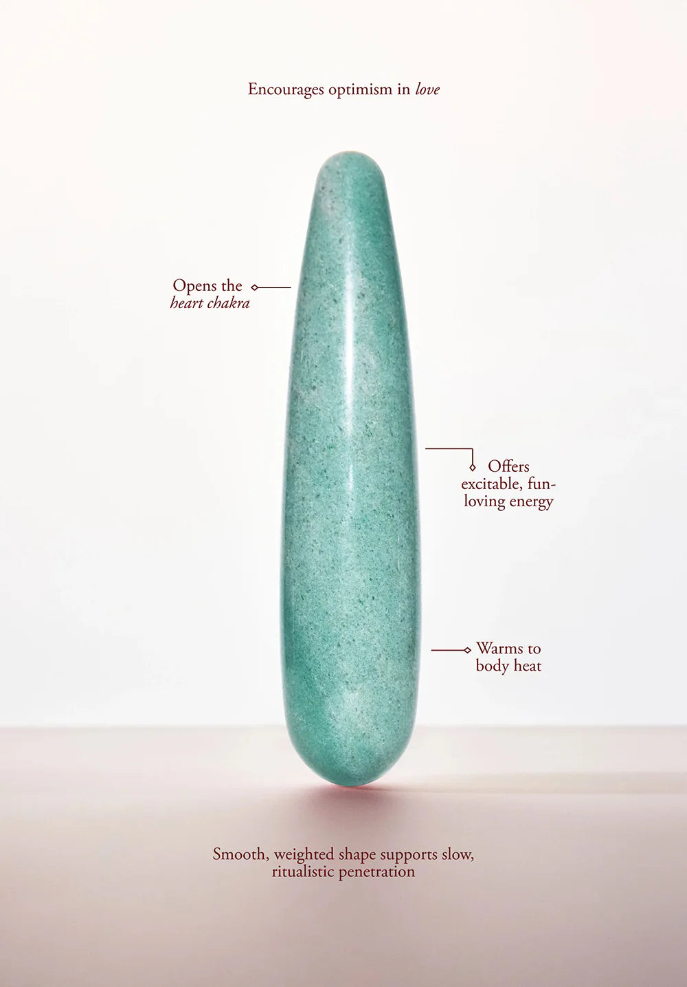 Chakrubs Indian Jade Aventurine Wand 