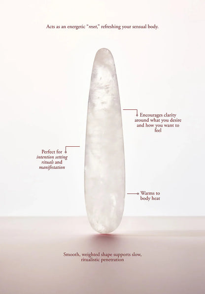 Chakrubs Prism Clear Quartz Wand 