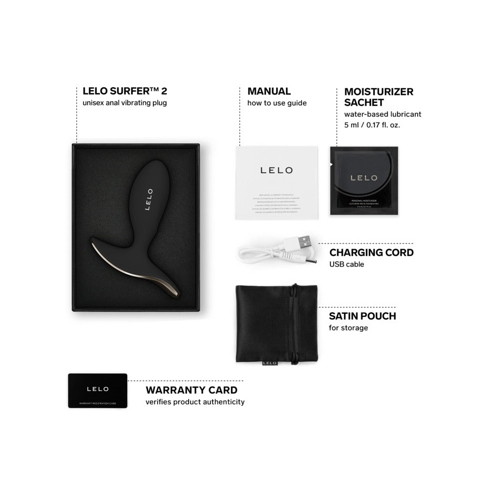 LELO SURFER™ 2 - Vibrating Anal Plug