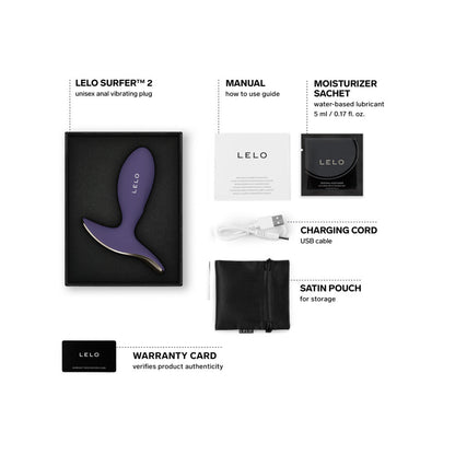 LELO SURFER™ 2 - Vibrating Anal Plug