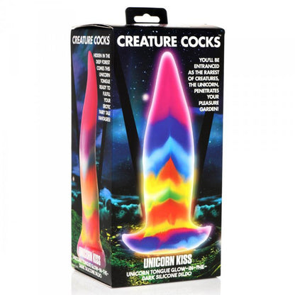 Creature Cocks Unicorn Kiss - Glow-in-the-Dark Tongue Fantasy Dildo