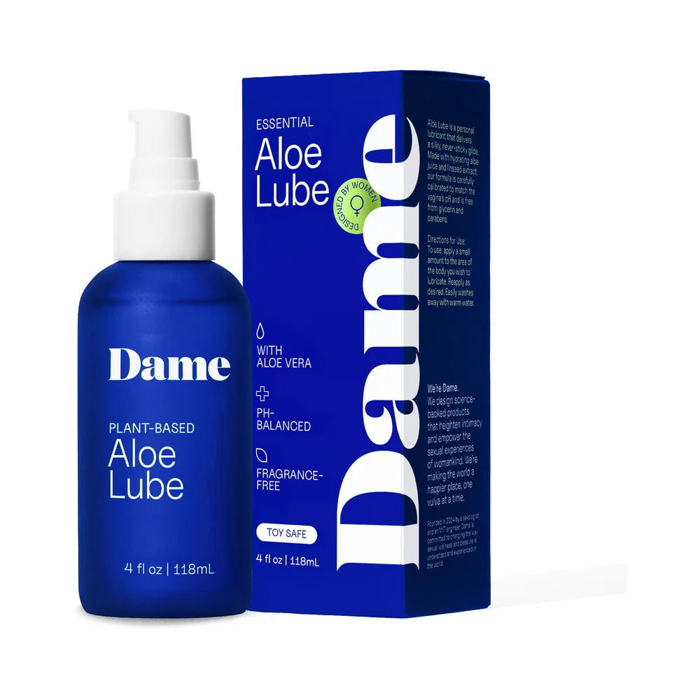 Dame Aloe Lube - Water-Based Lubricant 4oz