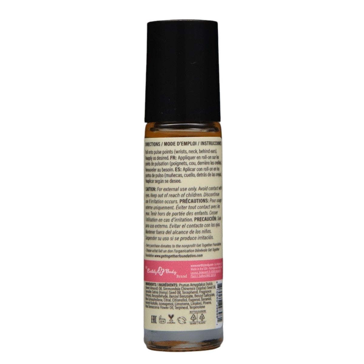 Earthly Body At Night - Roll-On Aphrodisiac Perfume 10ml Wild Pink Rose