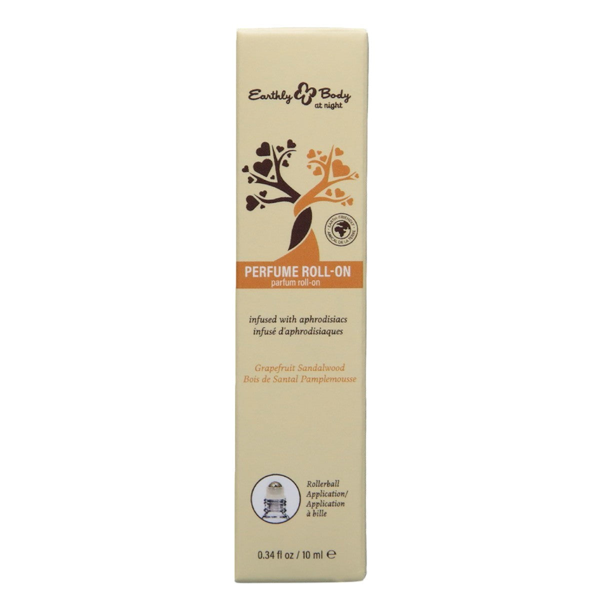 Earthly Body At Night - Roll-On Aphrodisiac Perfume 10ml Grapefruit Sandalwood